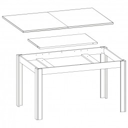 Stół rozkładany Twin TW 11