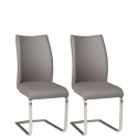 Krzesła Liguria MET-U02GR (komplet 2szt.)