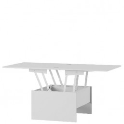Stolik rozkładany Space 1 (80-160 cm) biały mat