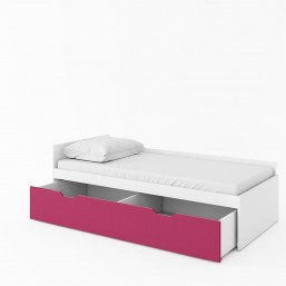 Łóżko Yeti Y19 + szuflada Y21 z materacem